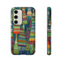 Knitted Christmas Trees - Impact Resistant Phone Case Samsung Galaxy S23 Glossy